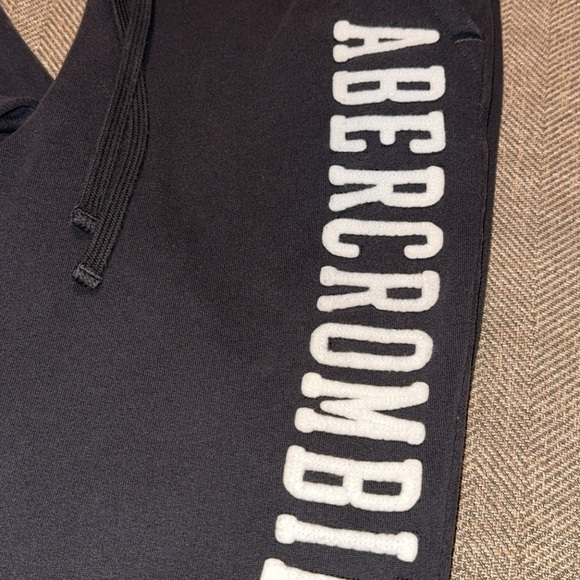 (EUC) Abercrombie & Fitch A&F Navy Drawstring Jogger/Lounge/Sweatpant/Bottom M - Picture 3 of 8